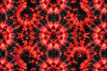 abstract seamless black and red tie dye pattern