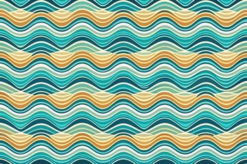 Abstract seamless pattern with wavy design