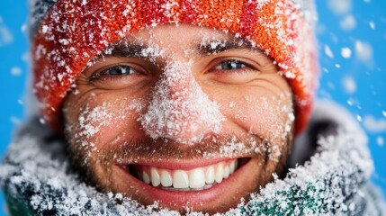 portrait of a person in winter