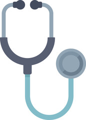Poster - medical stethoscope instrument is used for measuring heartbeat