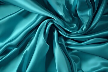 Smooth elegant blue silk or satin texture can use as background