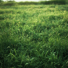 Field of green grass texture background.