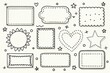 © Four888 - Hand Drawn Doodle Quote Boxes for Creative Projects and Designs