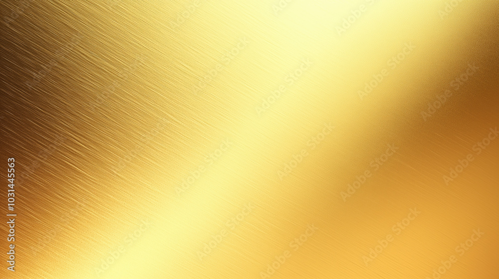 Deep Gold Glossy Gold Gradient Color Swatch Featuring a Smooth Transition from ...