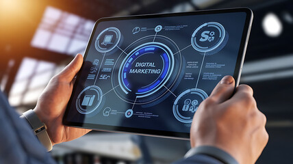 Digital marketing technology concept. SEO, Ads, Marketing Digital.search engine optimization,
SMM, social media marketing, video advertising, digital advertising,