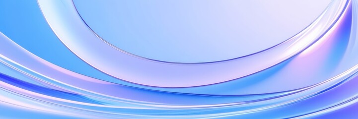 Abstract curved lines, light blue and lavender hues, smooth gradient background, ethereal swirls, minimalist design, soft pastel colors, fluid motion, gentle curves, soothing aesthetic, translucent sh