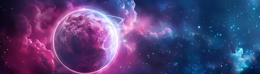 planet in space