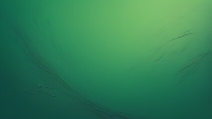 Poster - abstract illustration textured gradient blank wall background transitioning from a darker green to a lighter green 