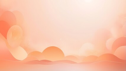 Aufkleber - abstract digital artwork featuring a bokeh effect with a gradient background transitions smoothly from warm tones of pink and orange to a cooler shades of blue and purple with Numerous circular lights