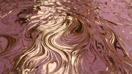 Aufkleber - close up, abstract style illustration background featuring a textured surface with swirling liquid form patterns