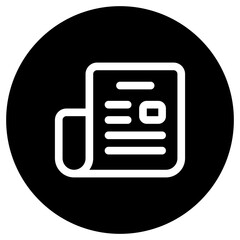 Wall Mural - Editable newspaper, newsletter vector icon. Part of a big icon set family. Perfect for web and app interfaces, presentations, infographics, etc