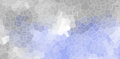 Poster - Abstract colorful broken stained glass background design with white line. geometric polygonal background with different figures. low poly crystal mosaic background. triangle background pattern shape.