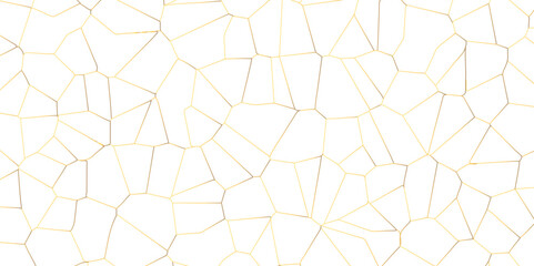Poster - Abstract white broken stained glass background design with colorful line. geometric polygonal background with different figures. low poly crystal mosaic background. triangle background pattern shape.