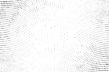 Wavy halftone dots pattern texture background
