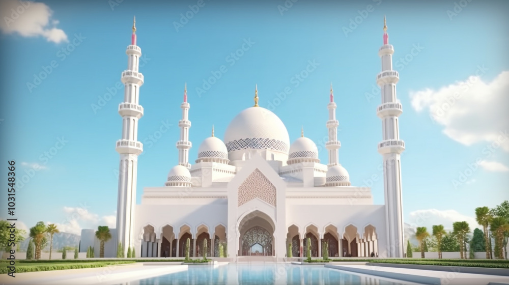 Mosque largest mosque of UAE located in Abu Dhabi capital city of ...