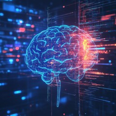 Poster - Digital Brain with AI Code and Data Streams