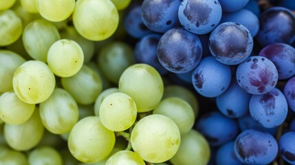 Glorious Blue and Green Table Grapes: Captivating the Eye in  Aspect Ratio