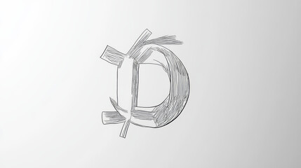 Poster - A simple, continuous line drawing of the Chinese yuan symbol. This sketch represents payment and the importance of Chinese trade in the global market.continuous single one line art concept.