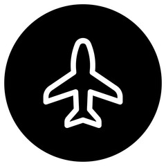 Editable vector airplane mode on icon. Part of a big icon set family. Perfect for web and app interfaces, presentations, infographics, etc