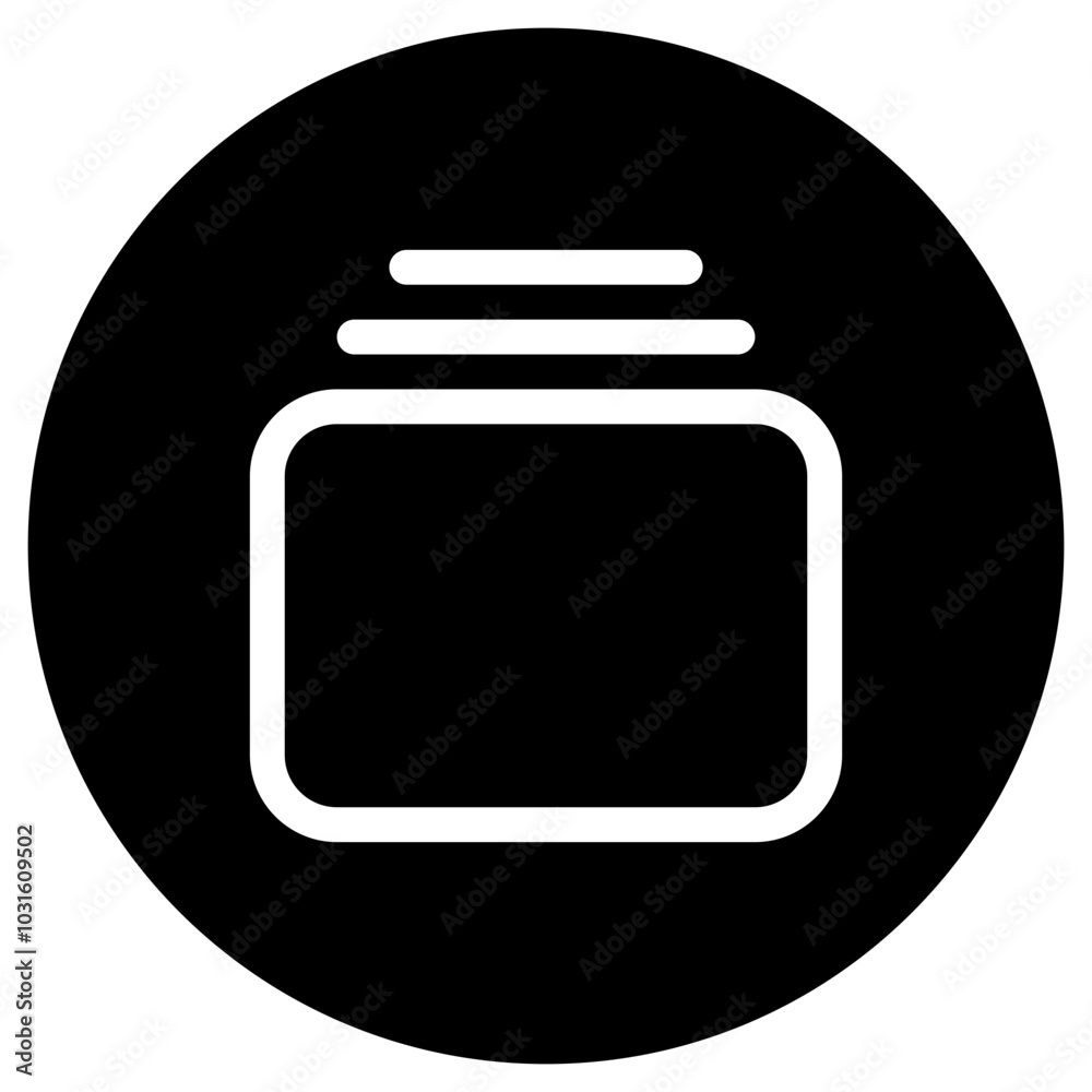Editable vector cascade, stack view icon. Part of a big icon set family ...
