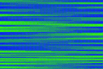 Poster - Pixel bitmap background with retro dotted pattern. Blue and green vector gradation abstract gradation. Noise effect dither halftone striped wallpaper