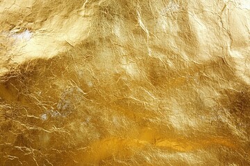 Metallic golden and bronze paper texture with gradient effect, resembling metal foil or wall paint, Golden background. Gold texture. Beautiful luxury gold background. Shiny golden texture