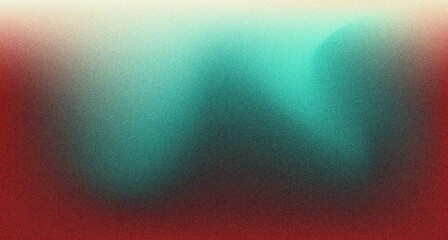 Poster - Vibrant grainy background green red white abstract noise texture color gradient backdrop header poster banner design