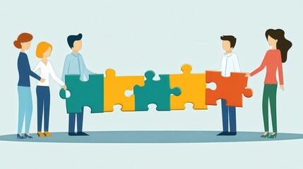 Poster - Interdepartmental Collaboration: Investigate the importance of collaboration between different departments in achieving corporate goals