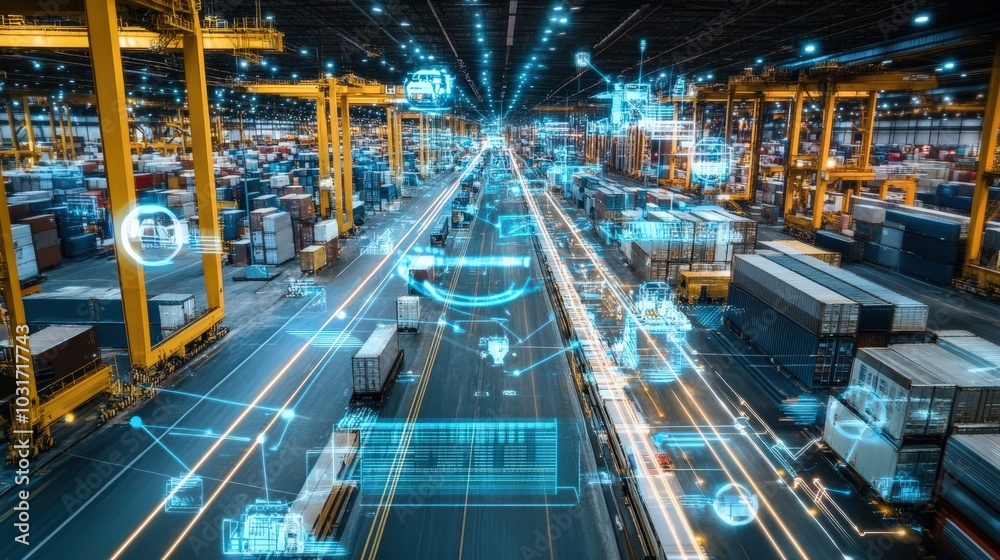 Ilustração IoT in Supply Chain Management: Analyze the impact of IoT on ...
