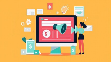 Poster - Leveraging Pay-Per-Click Advertising: Explore the benefits of PPC advertising in digital marketing.