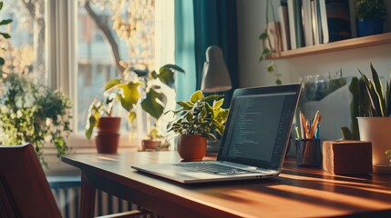 Poster - maintaining professionalism in a home office: discuss how to maintain a professional appearance whil