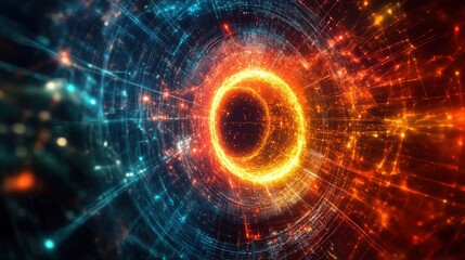 Poster - Quantum Networking: Explore the concept of quantum networking and its potential to revolutionize communication systems