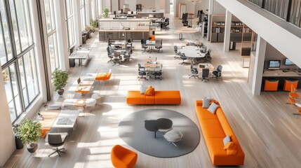 Poster - Redesigning Office Layouts for Collaboration: Discuss how future workplaces can be designed to foster collaboration.