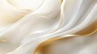 © Hungarian - Abstract Swirling Design with White and Gold Hues