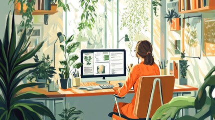 Poster - the impact of home office on mental health: examine the relationship between home office environment