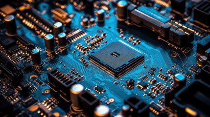 Poster - explore the essential components of a computer system, including the cpu, ram, motherboard, and stor