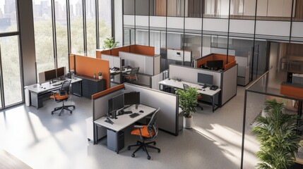 Poster - explore strategies for maximizing space efficiency in workspaces.