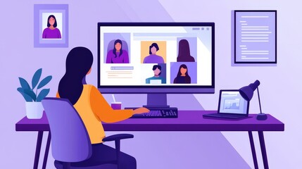 Poster - discuss tools and technologies that facilitate remote collaboration in a home office