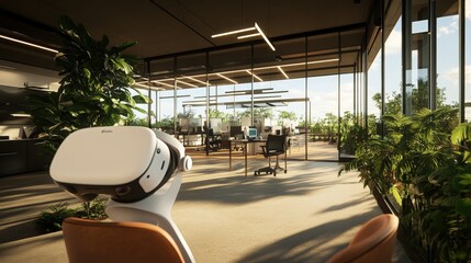 Poster - investigate the implications of virtual reality for remote work.