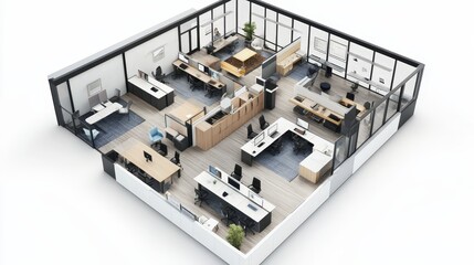 Poster - Examine how to design workspaces that accommodate various work styles, from collaborative to independent tasks.