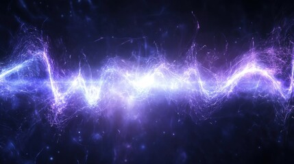 Poster - Electromagnetic Wave Illustration in Vibrant Colors
