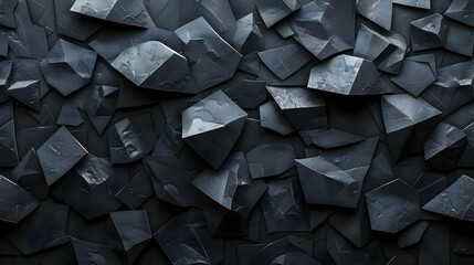 Dark Abstract 3D Background with Rough Texture