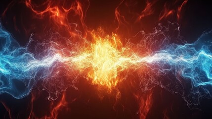 Poster - Glowing Electromagnetic Interference Concept Art