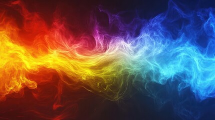 Poster - Vibrant Glow Across the Electromagnetic Spectrum