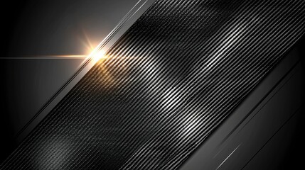 A dark abstract background featuring a carbon fiber texture illustrated in a vector style.