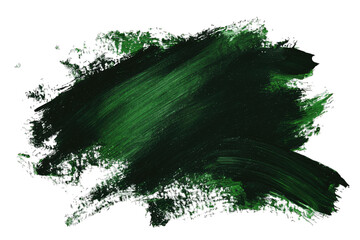 Wall Mural - A vibrant green paint stroke, perfect for artistic backgrounds or creative projects. Ideal for design and decoration.