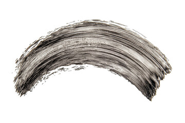 Wall Mural - Abstract black paint stroke, perfect for creative backgrounds or artistic designs, showcasing texture and dynamic movement.