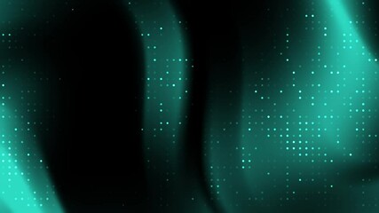 teal and black backdrop with vibrant white dots, ideal for futuristic designs, technology concepts, 