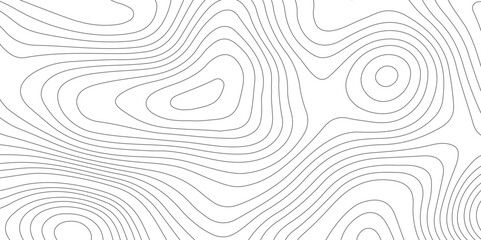 Poster - Abstract design with seamless pattern with lines topographic map. geographic mountain relief. the white on black contours topography stylized height of the lines. geographic contour map paper texture.