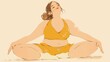 © AS Photo Family - Confident and relaxed plus size woman practicing yoga meditation